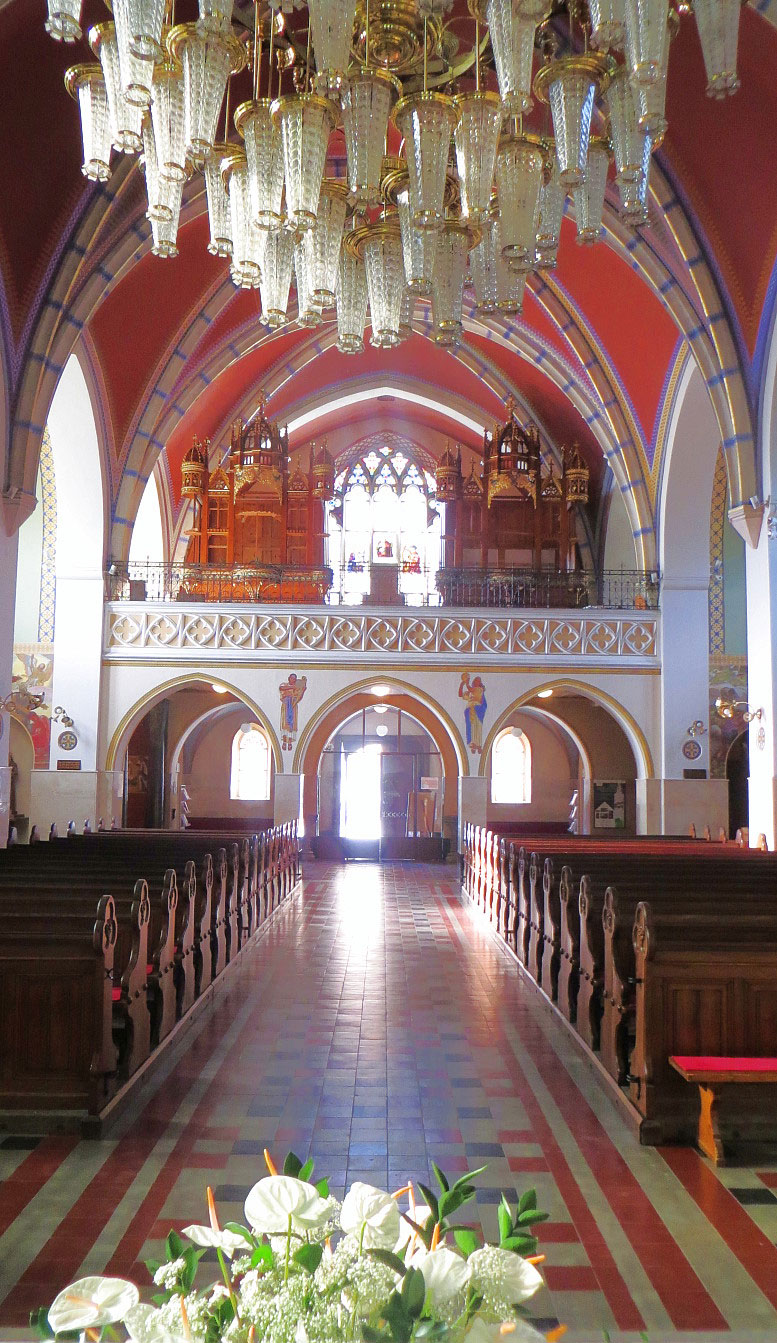Die Pfarrkirche in Bled Die Pfarrkirche in Bled