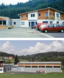 1998 <--New factory building--> 2003