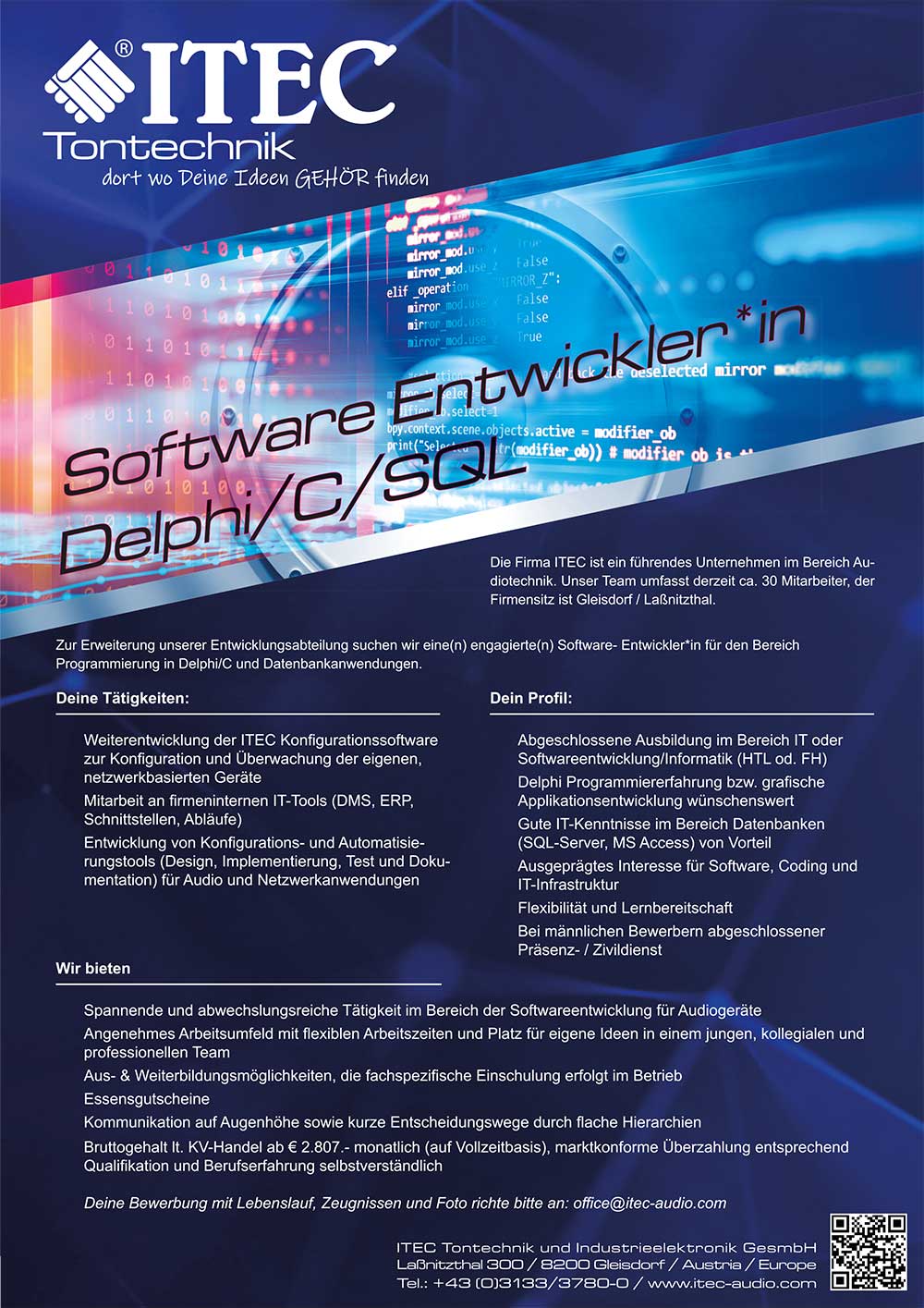 Stellenbeschreibung