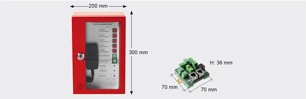 Feuerwehrsprechstelle RS485 Feuerwehrsprechstelle RS485