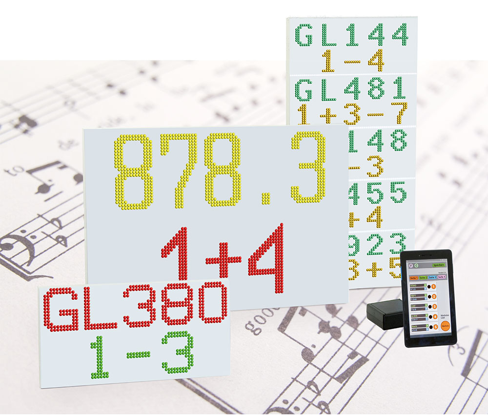 Liedanzeige Liedanzeige